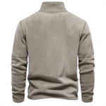 Gion | Sweatshirt mit Viertelreissverschluss Herren Stehkragen