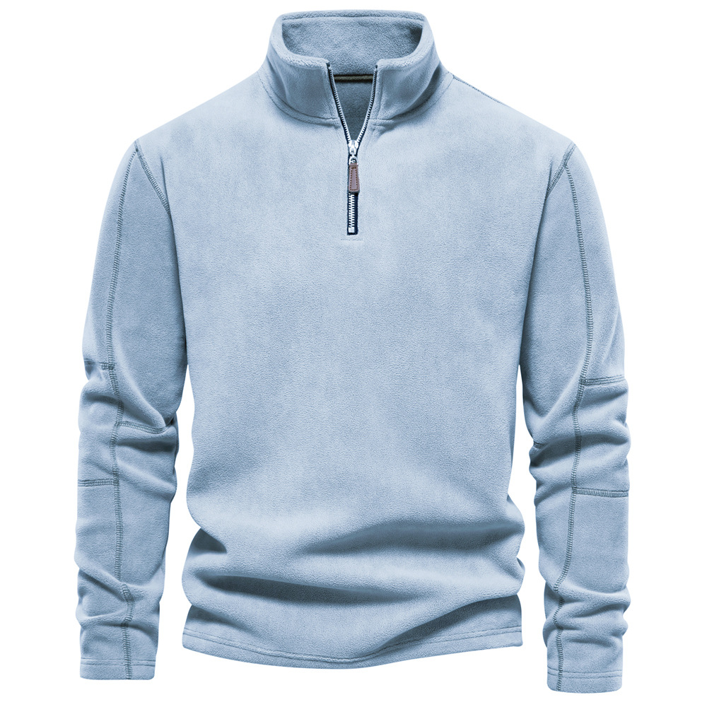 Gion | Sweatshirt mit Viertelreissverschluss Herren Stehkragen