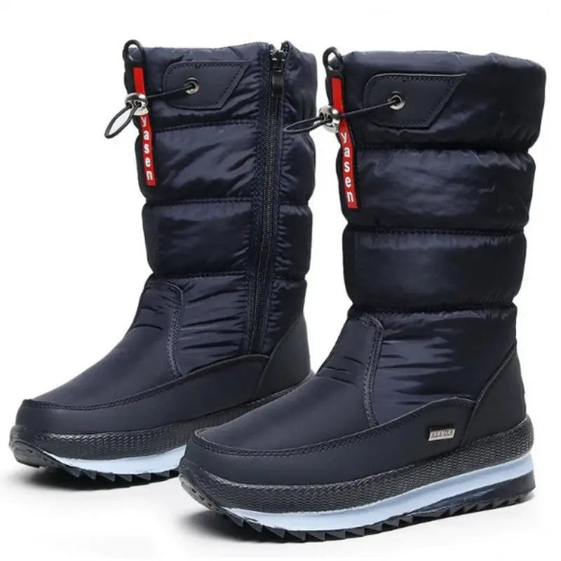 Hannah | Wasserdichte Schneestiefel Gefüttert Stiefel Damen Reissverschluss
