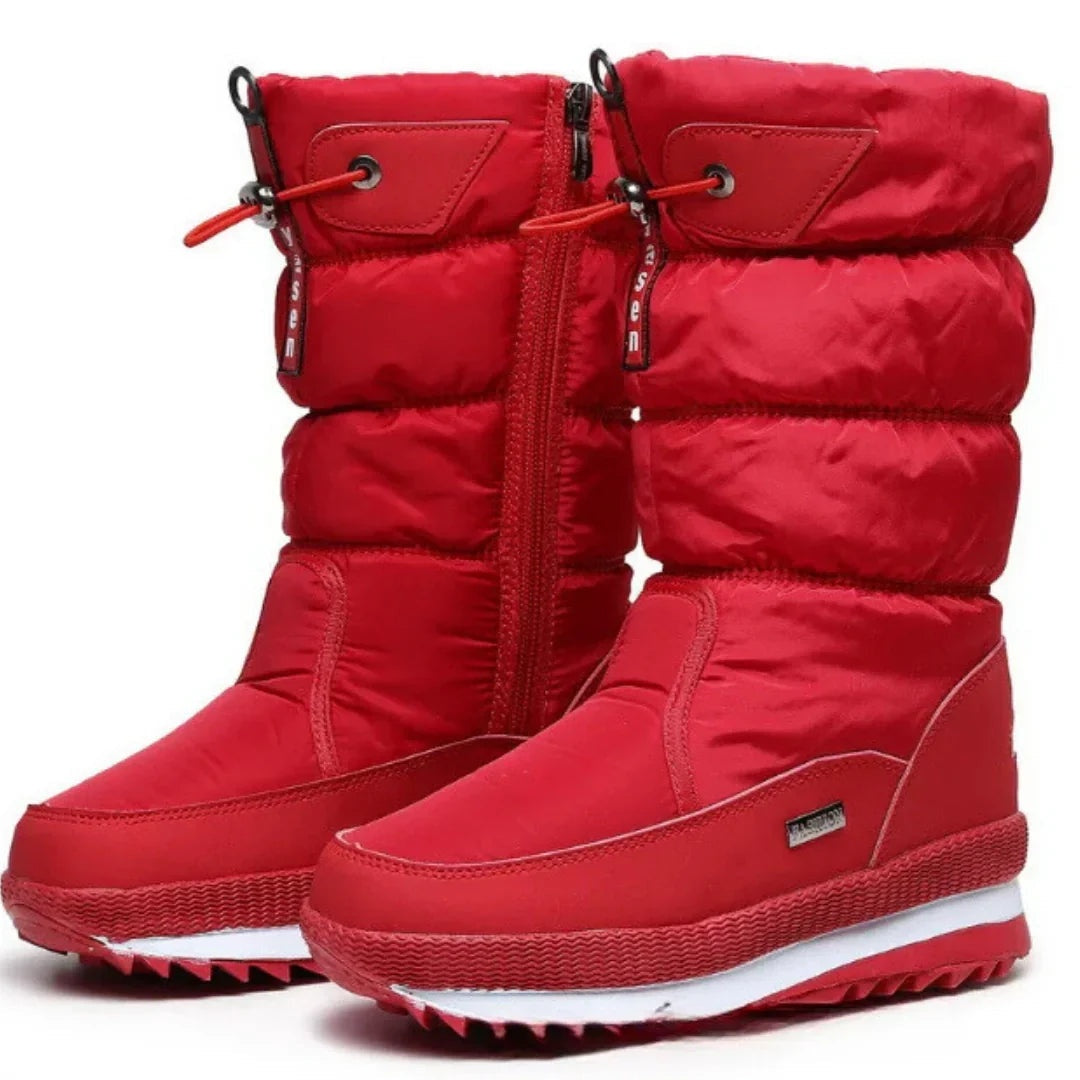 Hannah | Wasserdichte Schneestiefel Gefüttert Stiefel Damen Reissverschluss
