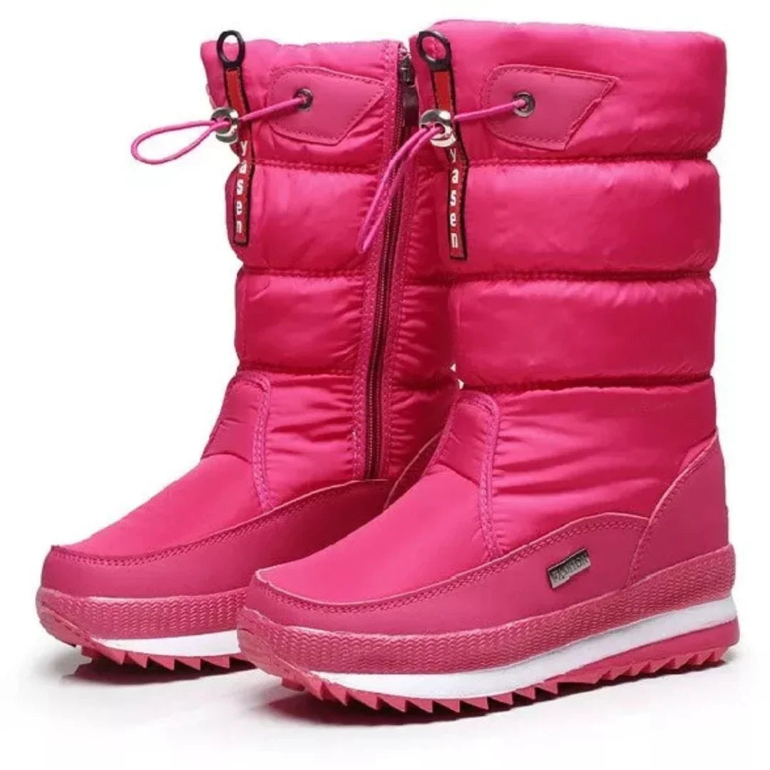 Hannah | Wasserdichte Schneestiefel Gefüttert Stiefel Damen Reissverschluss
