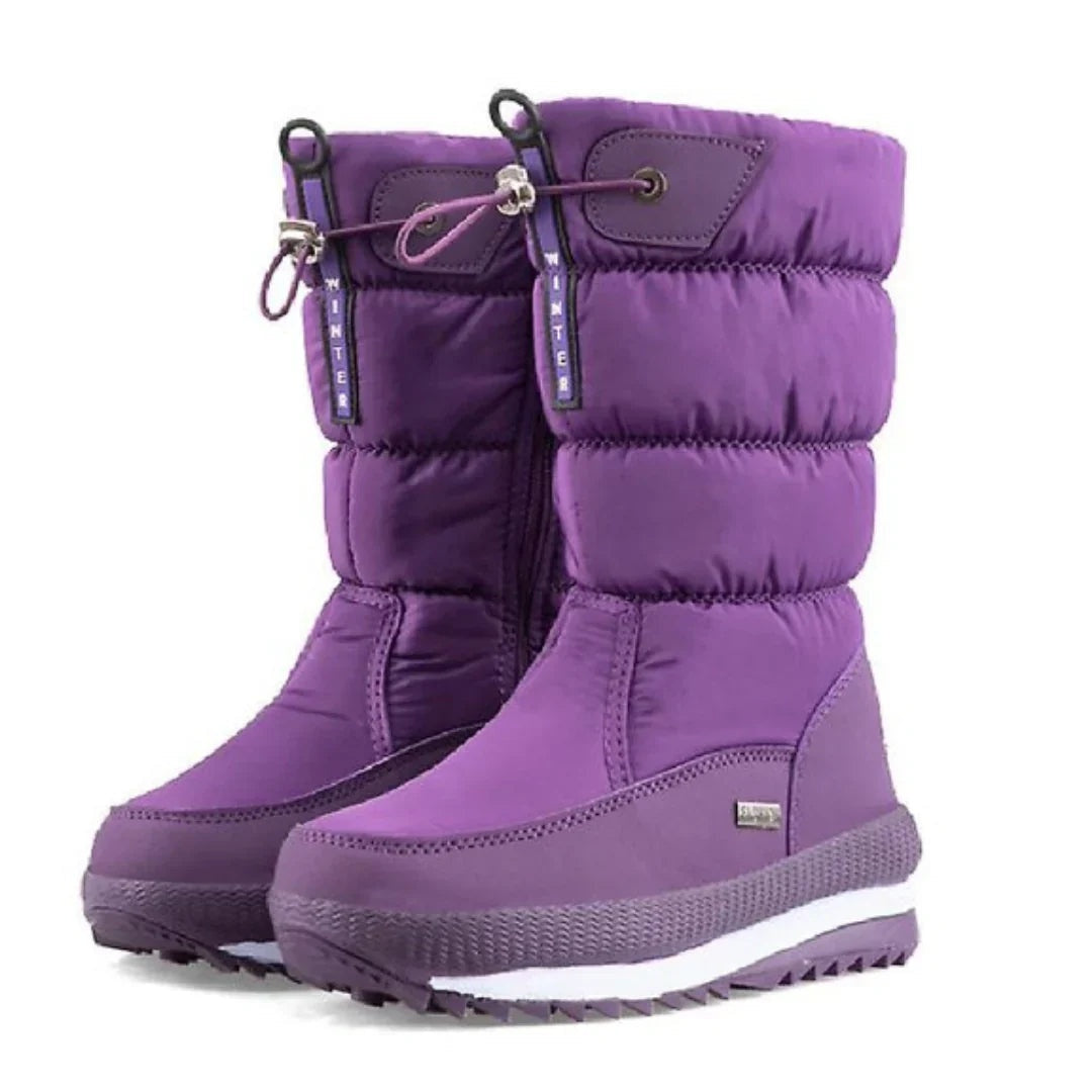 Hannah | Wasserdichte Schneestiefel Gefüttert Stiefel Damen Reissverschluss