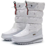 Hannah | Wasserdichte Schneestiefel Gefüttert Stiefel Damen Reissverschluss