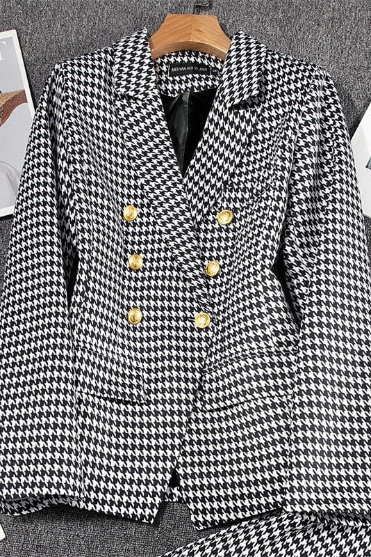 Heidi | Blazer Damen Zweireiher Goldknöpfe Tailliert