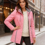 Heidi | Parka Damen mit Kapuze Wasserdicht Tailliert