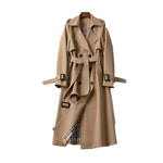 Heidi | Trenchcoat Regenmantel Damen Lang Zweireihig Gürtel