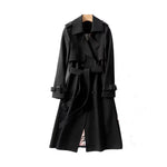 Heidi | Trenchcoat Regenmantel Damen Lang Zweireihig Gürtel