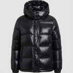 Isabelle | Daunenjacke Damen mit Kapuze Glänzend Gesteppt