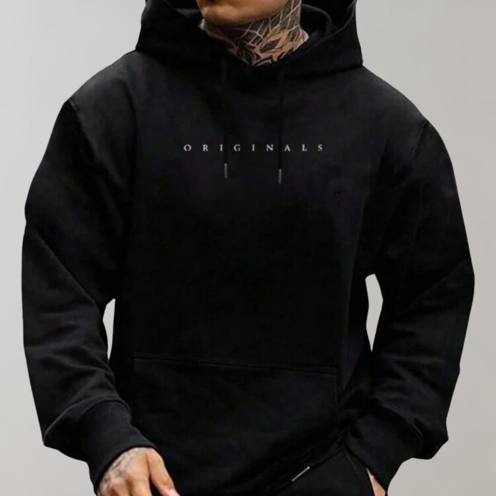 Janis | Hoodie Herren mit Kapuze Kängurutasche Oversize