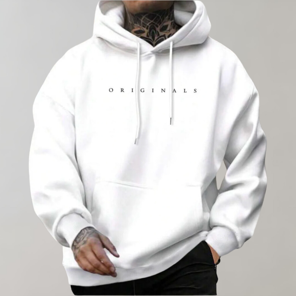 Janis | Hoodie Herren mit Kapuze Kängurutasche Oversize