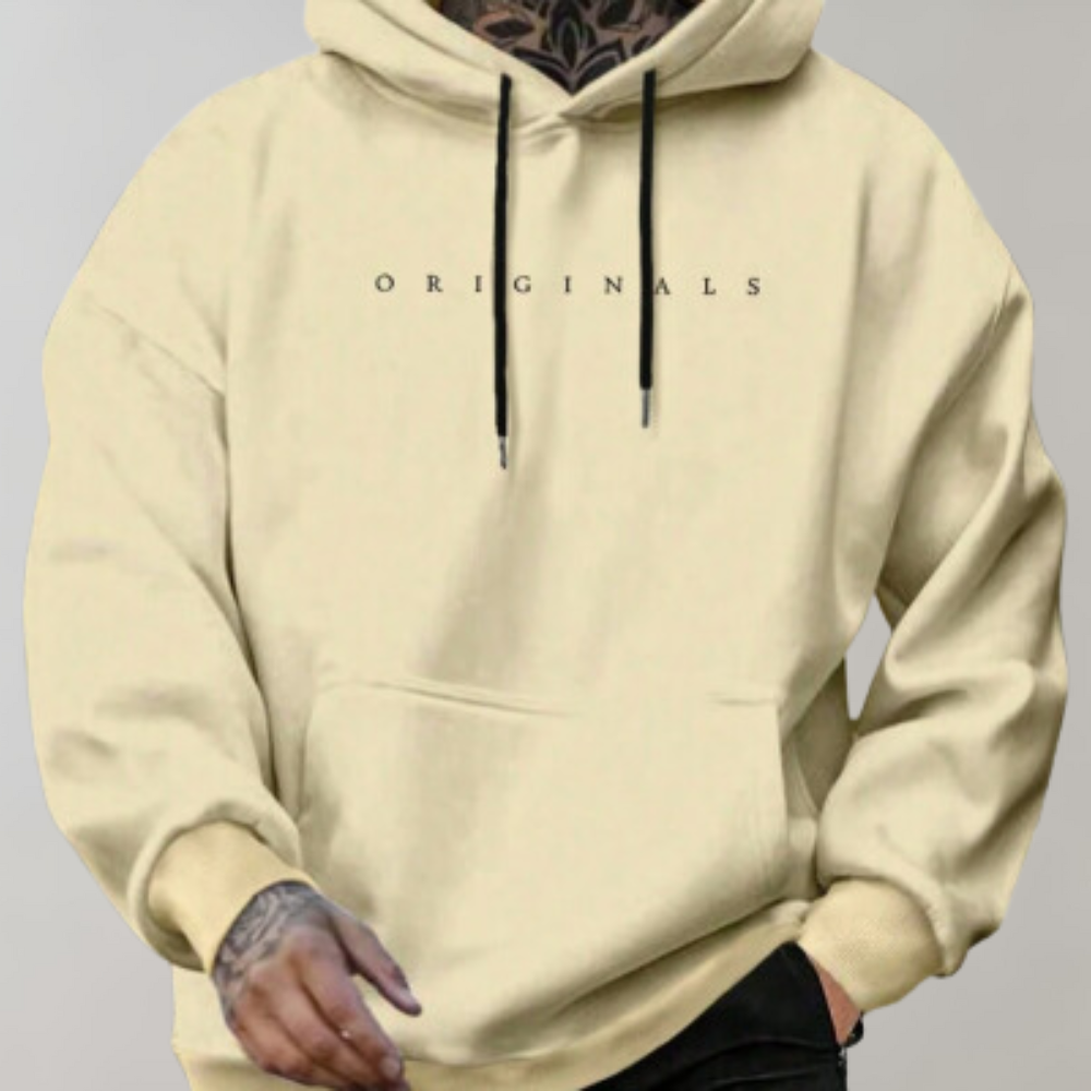 Janis | Hoodie Herren mit Kapuze Kängurutasche Oversize