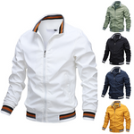 Janis | Jacke Herren Reissverschluss Stehkragen Casual