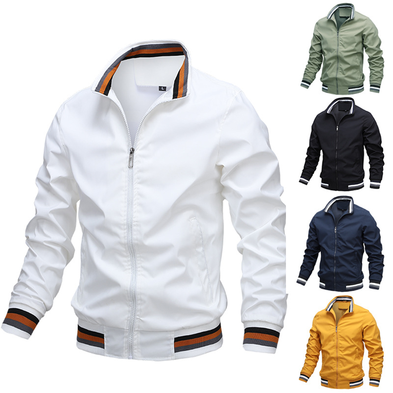 Janis | Jacke Herren Reissverschluss Stehkragen Casual