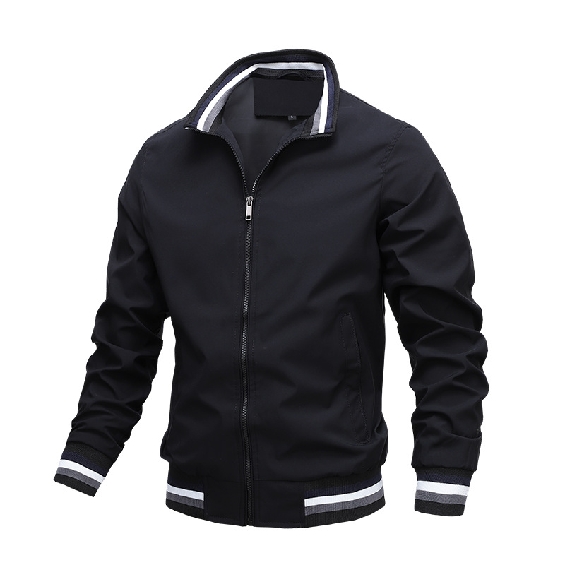 Janis | Jacke Herren Reissverschluss Stehkragen Casual