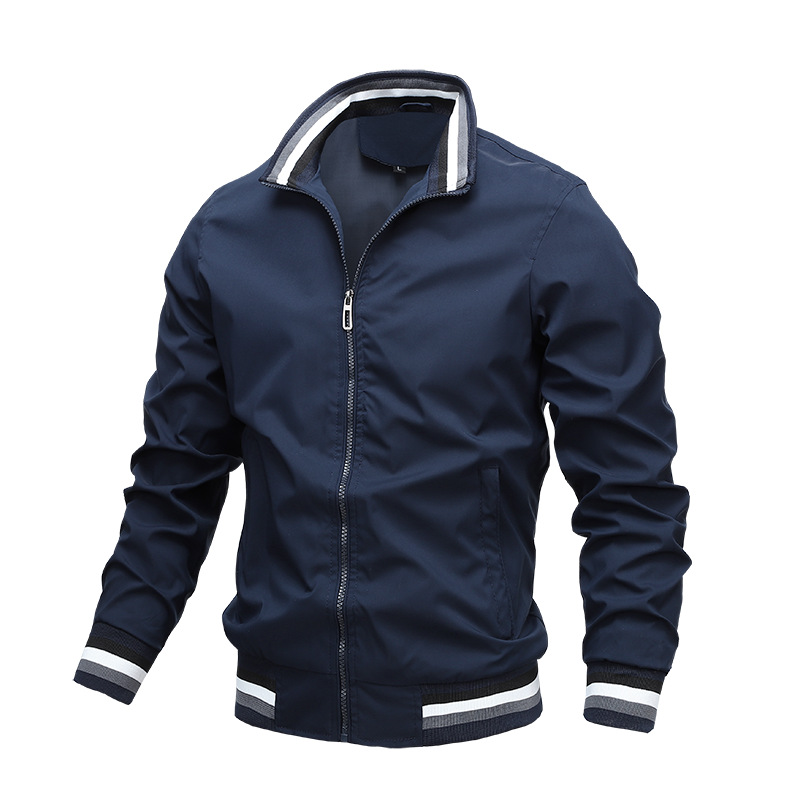 Janis | Jacke Herren Reissverschluss Stehkragen Casual