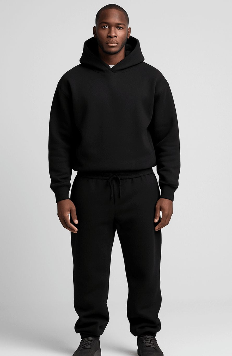 Janis | Oversized Hoodie Herren Fleece mit Jogginghose Set