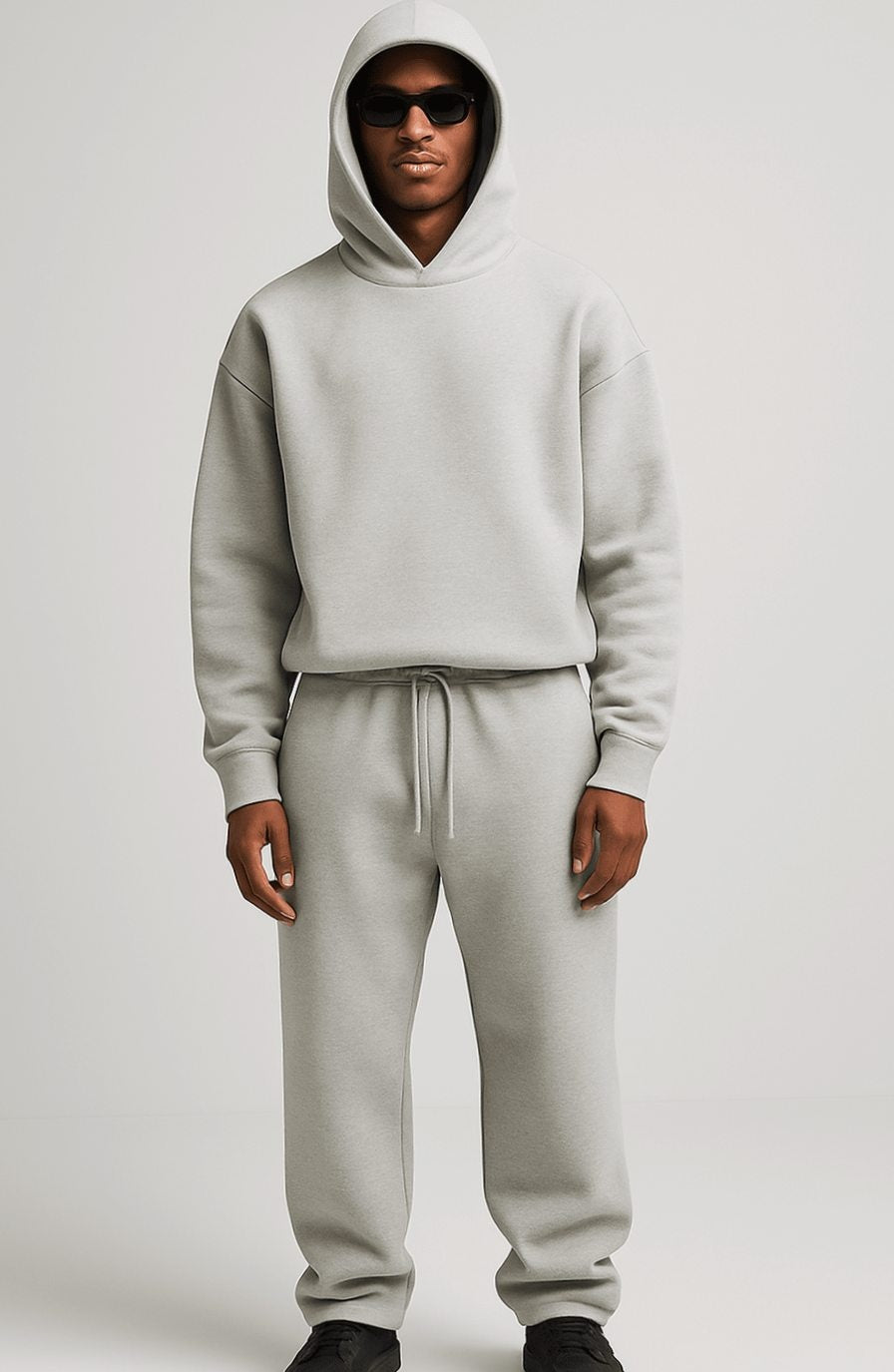 Janis | Oversized Hoodie Herren Fleece mit Jogginghose Set