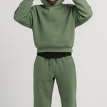 Janis | Oversized Hoodie Herren Fleece mit Jogginghose Set