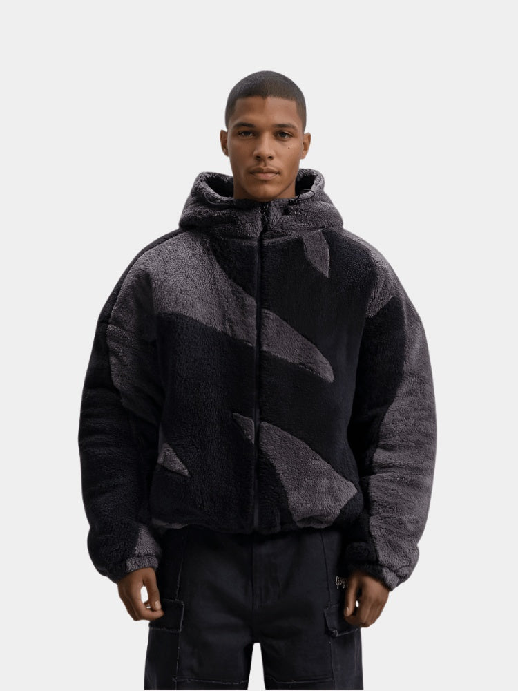 Joel | Fleece Hoodie mit Reissverschluss Herren Oversize