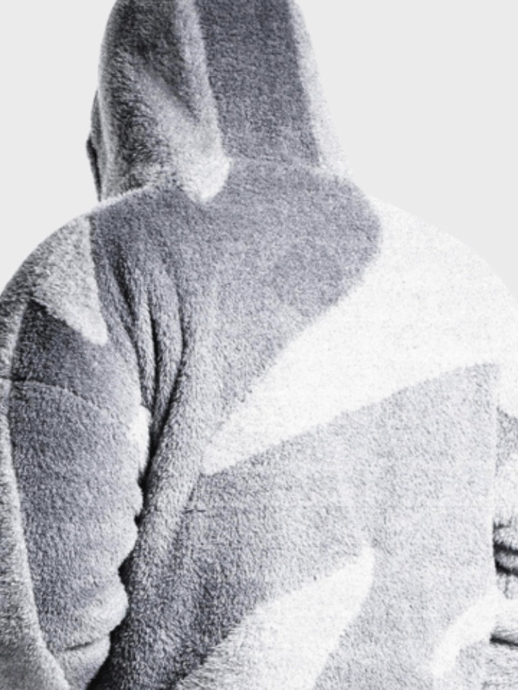 Joel | Fleece Hoodie mit Reissverschluss Herren Oversize