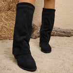 Leonie | Stiefel Damen Wildleder Hoher Schaft
