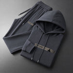 Leonie | Trainingsanzug Herren Hoodie Set mit Jogginghose Aufdruck