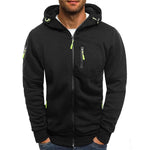 Levin | Hoodie Herren mit Kapuze und Reissverschluss Mehrfachtaschen