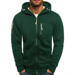 Levin | Hoodie Herren mit Kapuze und Reissverschluss Mehrfachtaschen
