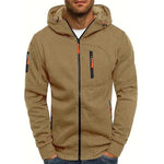 Levin | Hoodie Herren mit Kapuze und Reissverschluss Mehrfachtaschen