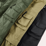 Levin | Regenjacke Herren mit Kapuze Multitaschen Anorak