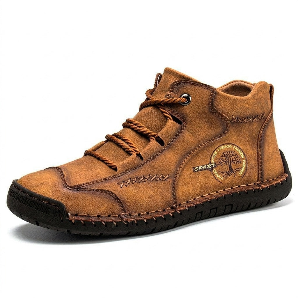 Manuel | Leder Stiefel Herren Knöchelhoch mit Schnürung Handgenäht