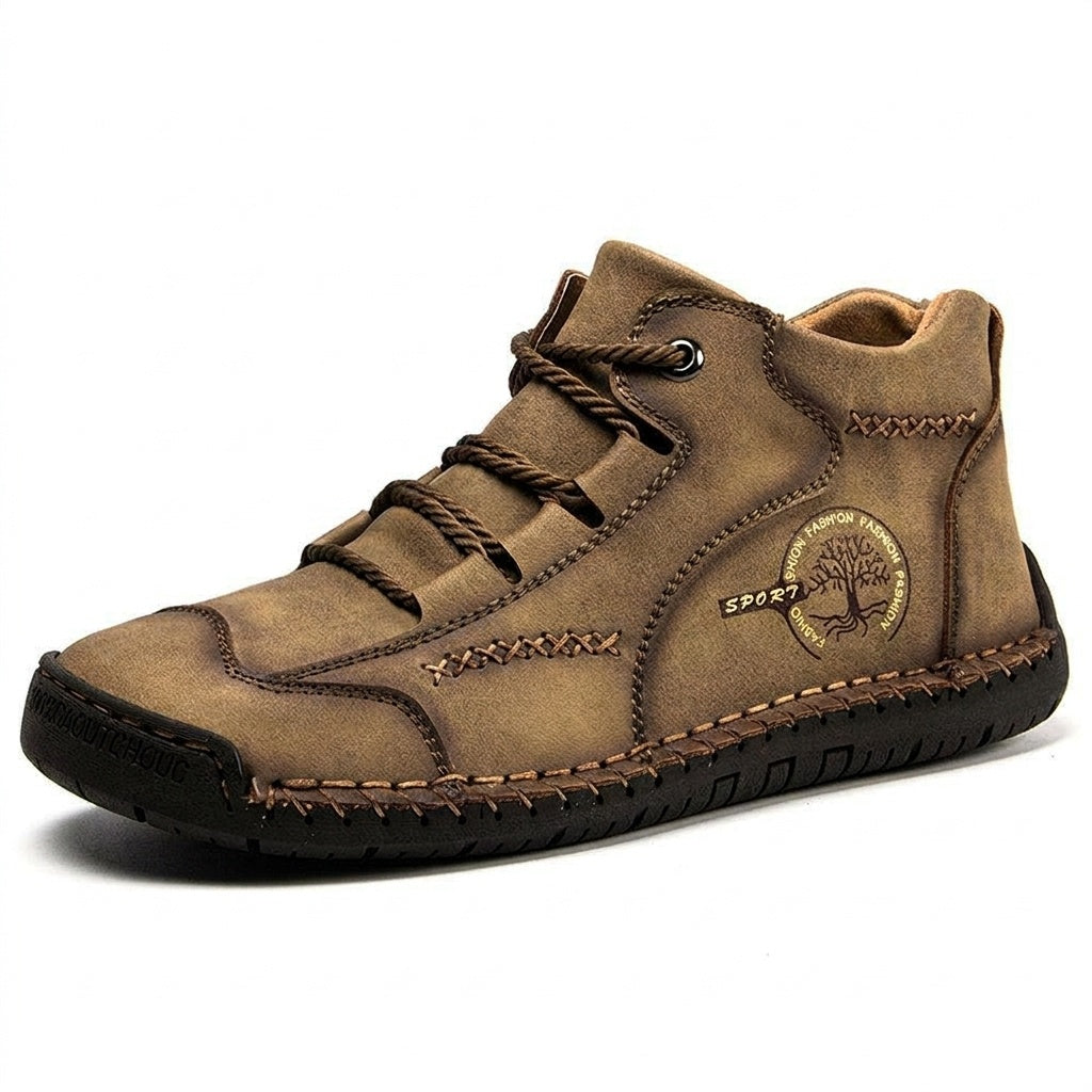 Manuel | Leder Stiefel Herren Knöchelhoch mit Schnürung Handgenäht