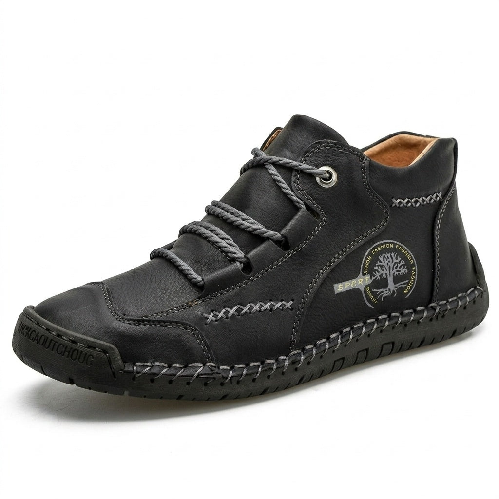 Manuel | Leder Stiefel Herren Knöchelhoch mit Schnürung Handgenäht