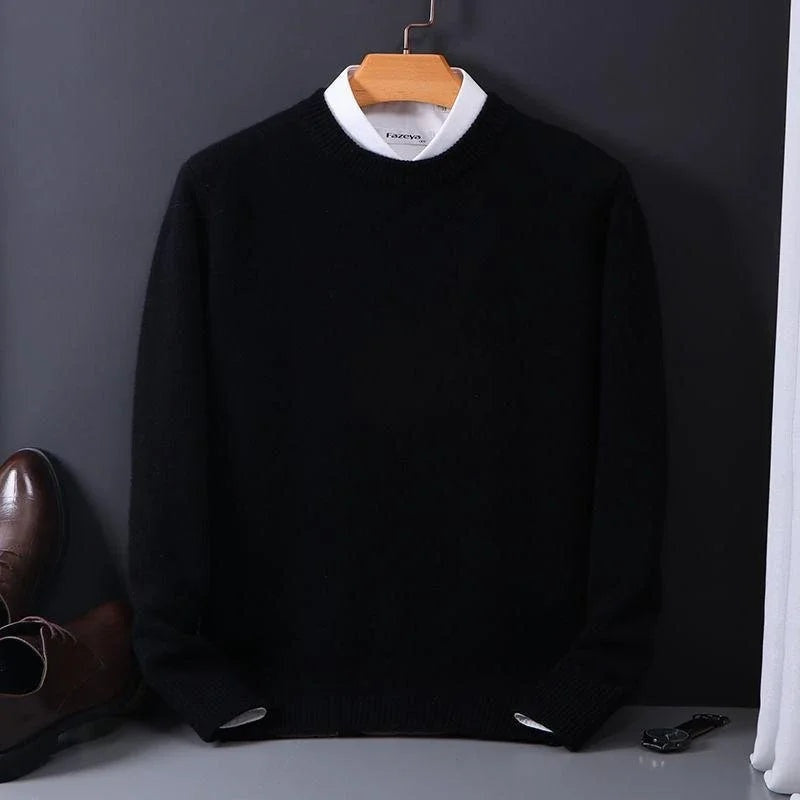 Marlene | Strickpullover aus Cashmere Damen Rundhals Langarm