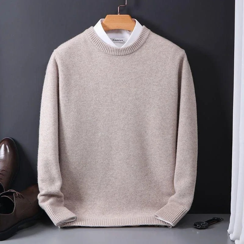 Marlene | Strickpullover aus Cashmere Damen Rundhals Langarm