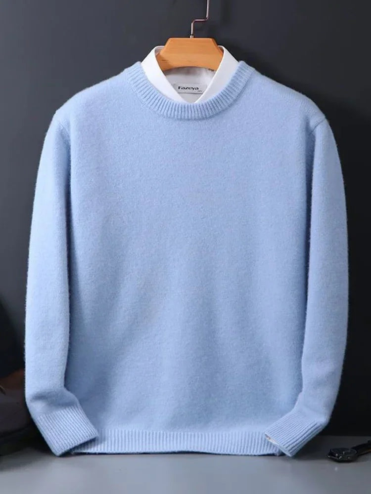 Marlene | Strickpullover aus Cashmere Damen Rundhals Langarm
