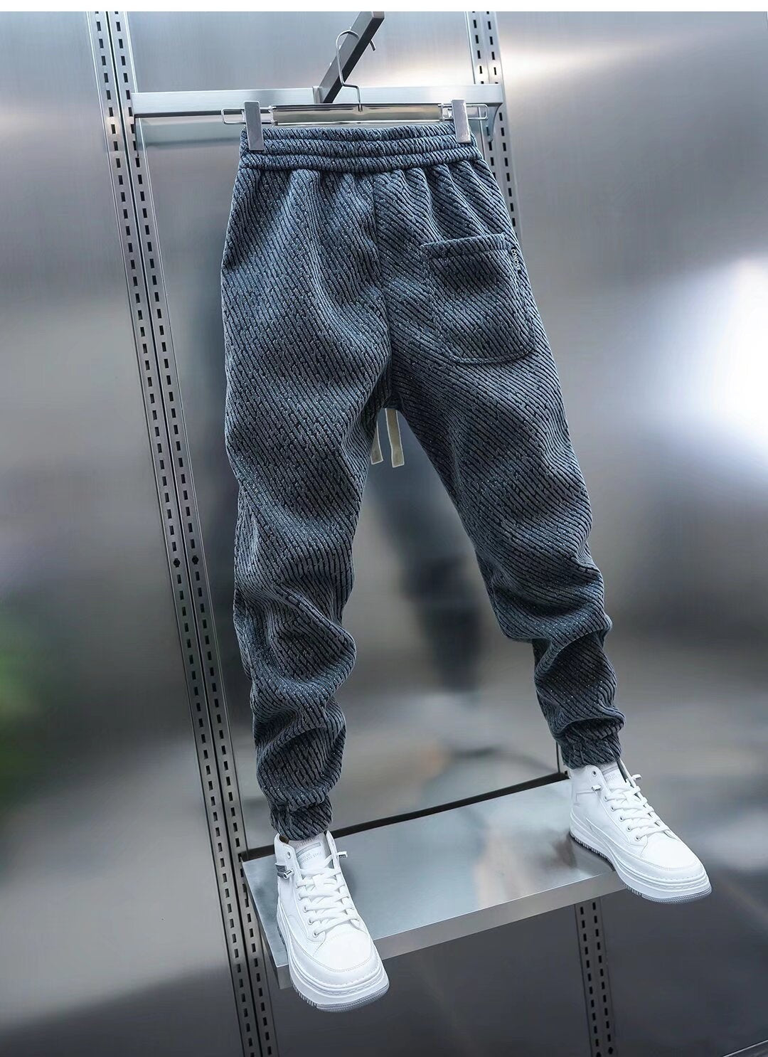 Maximilian | Jogginghose Herren Strukturstoff Kordelzug