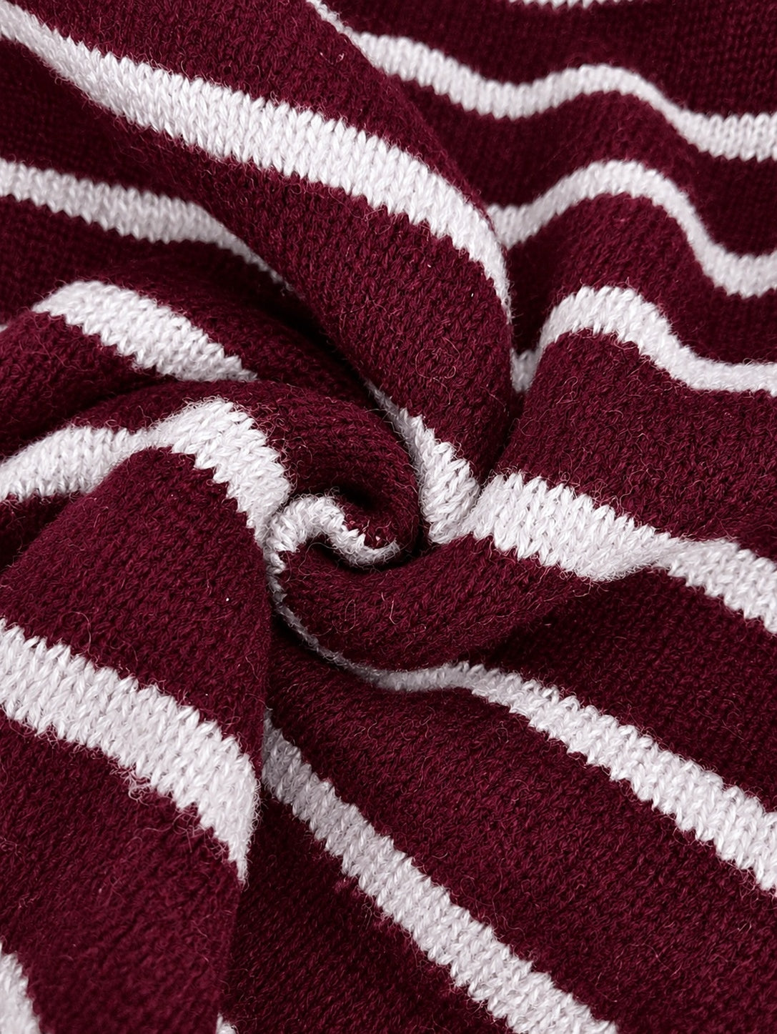Mirjam | Strickjacke Oversize Gestreift mit Knöpfen Damen Rundhals