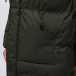 Nevio | Mittellange Pufferjacke mit Kapuze Jacke Herren Gesteppt