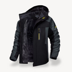 Noah | Wasserdichte Outdoor Fleecejacke Herren mit Kapuze
