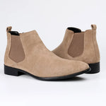 Pascal | Chelsea Boots Stiefel Herren Knöchelhoch Wildleder-Optik