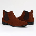 Pascal | Chelsea Boots Stiefel Herren Knöchelhoch Wildleder-Optik
