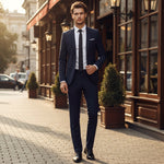 Patrick | Herren Anzug 2-teilig Slim Fit Business Sakko & Hose