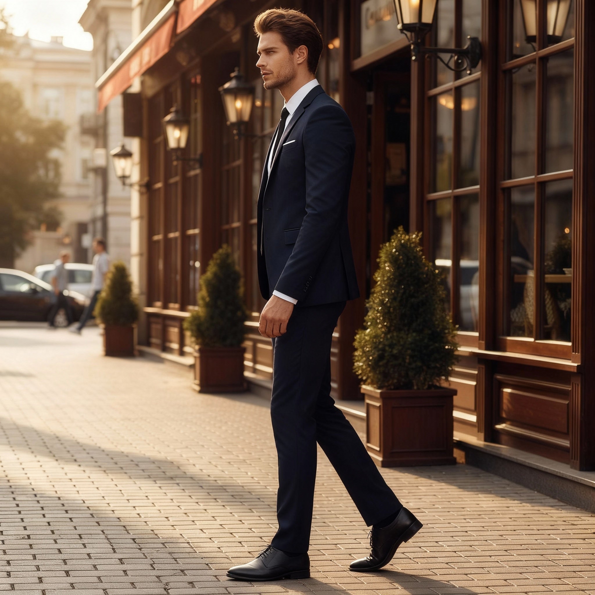 Patrick | Herren Anzug 2-teilig Slim Fit Business Sakko & Hose