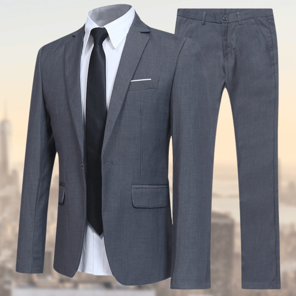 Patrick | Herren Anzug 2-teilig Slim Fit Business Sakko & Hose