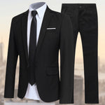 Patrick | Herren Anzug 2-teilig Slim Fit Business Sakko & Hose