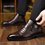 Patrick | Stiefel aus Leder Herren mit Reissverschluss und Schnalle