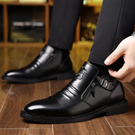 Patrick | Stiefel aus Leder Herren mit Reissverschluss und Schnalle