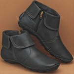 Paula | Chelsea Boots Damen Leder Reissverschluss Flach