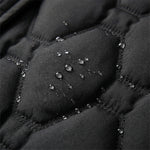 Priska | Lange Daunenjacke Damen mit Kapuze Taillenzug